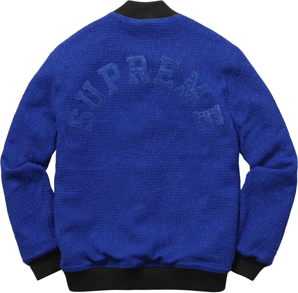 Bouclé Varsity Jacket view 4
